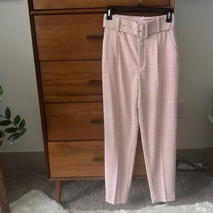 Zara belted slacks